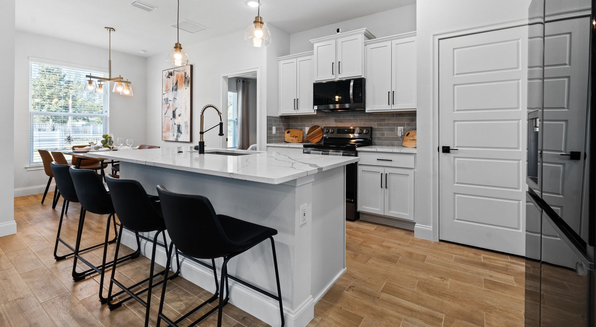 interior of caspian homes kitchen