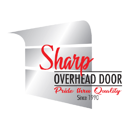 Sharp Overhead Door Service Logo