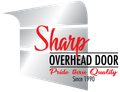 Sharp Overhead Door Service Logo