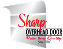 Sharp Overhead Door Service Logo