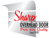 Sharp Overhead Door Service Logo
