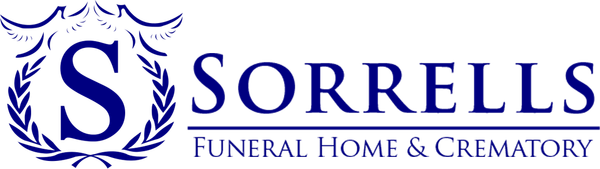 The logo for sorrells funeral home and crematory