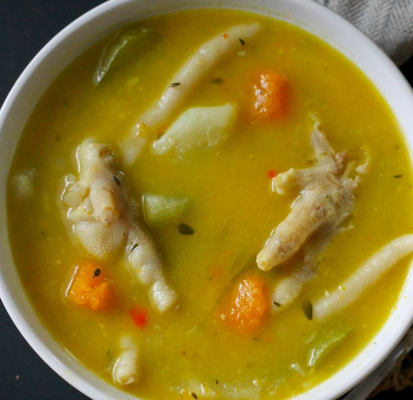 Chicken foot soup