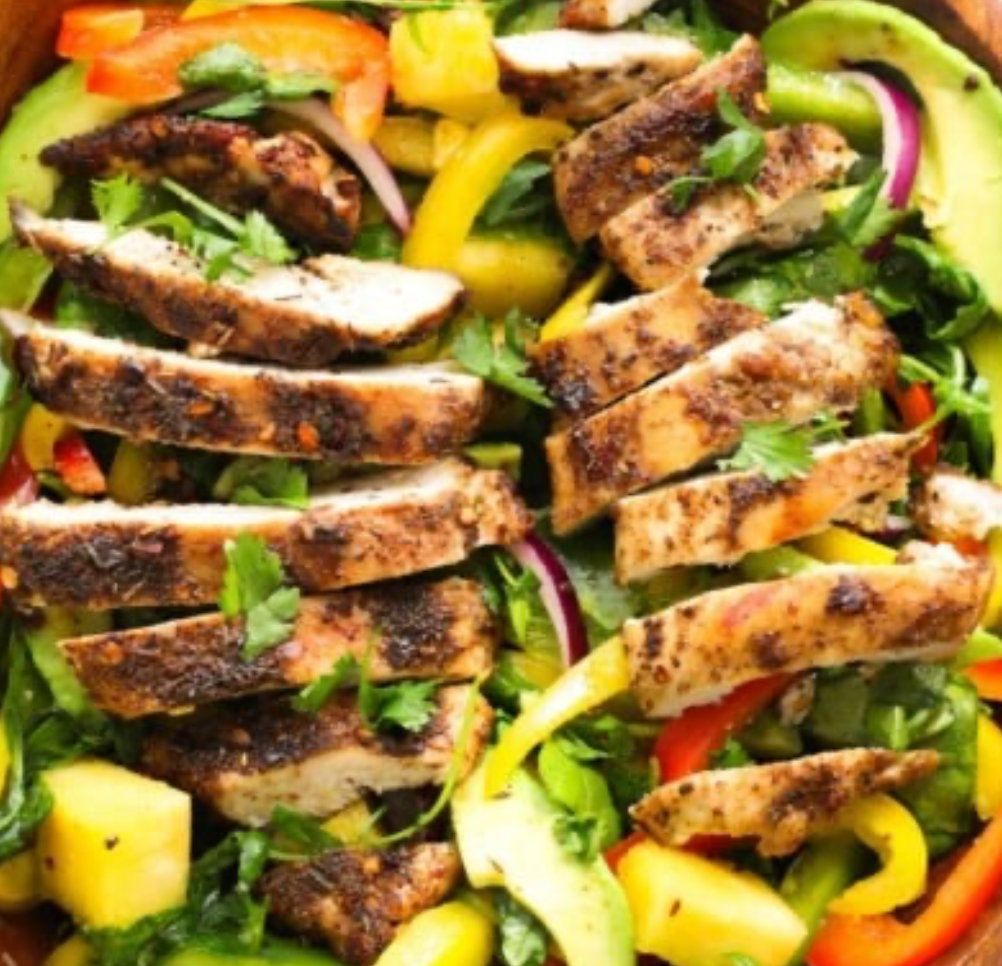 Jerk chicken Salad
