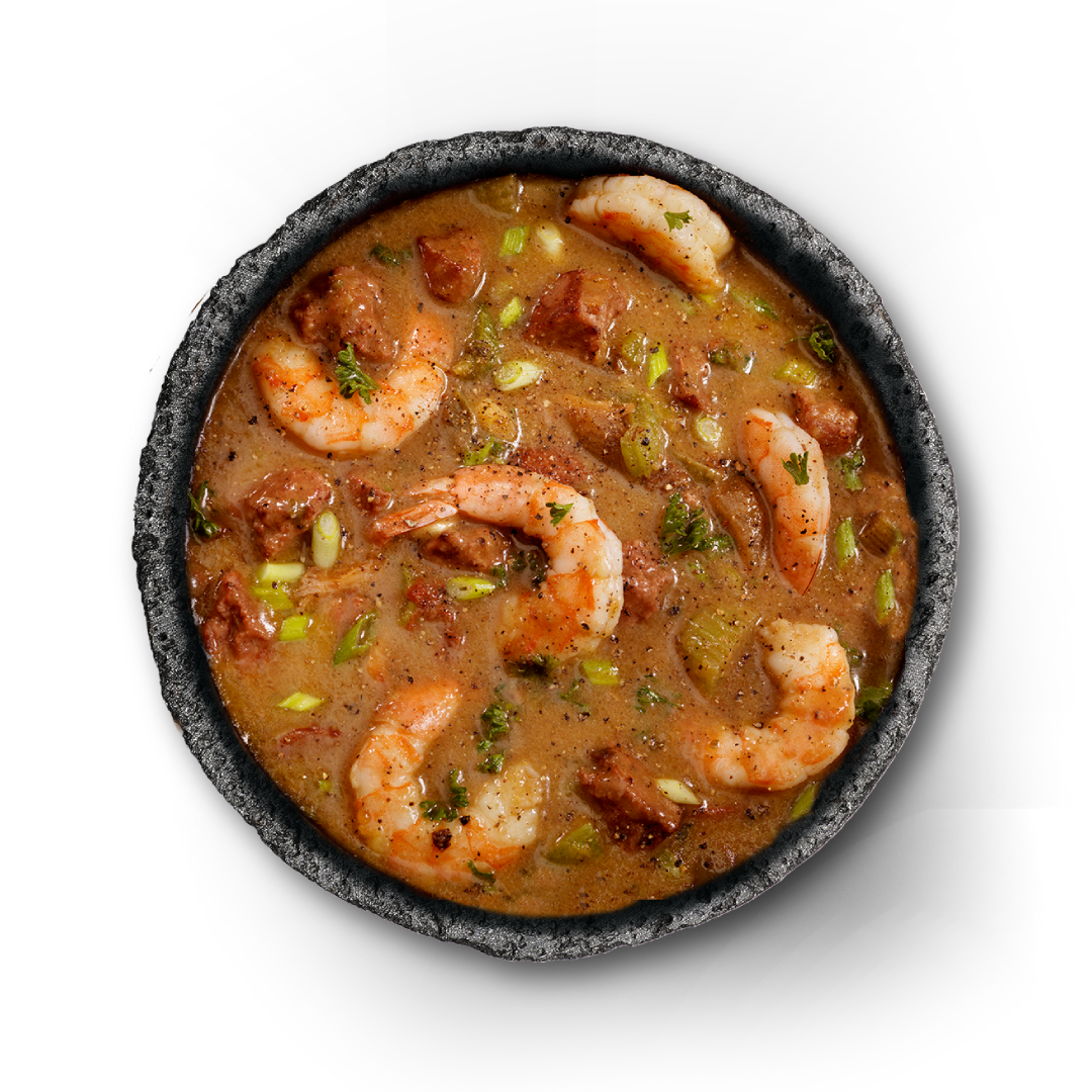Shrimp stew with vegetables