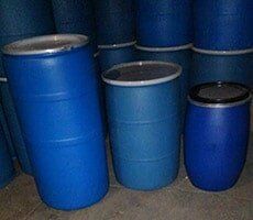 Shipping Plastics — Differently Sized Blue Containers in Capitol Heights, MD