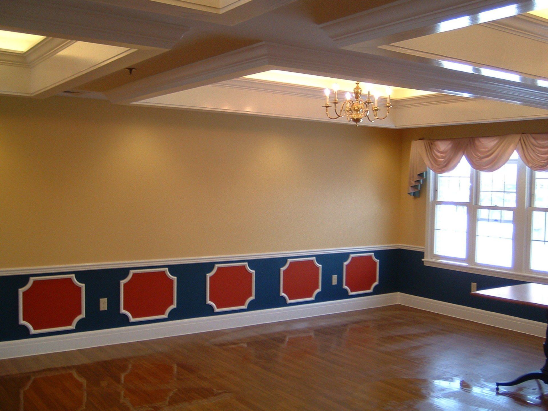 Empty room interior design