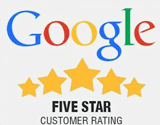 Google Review  Five Star Badge