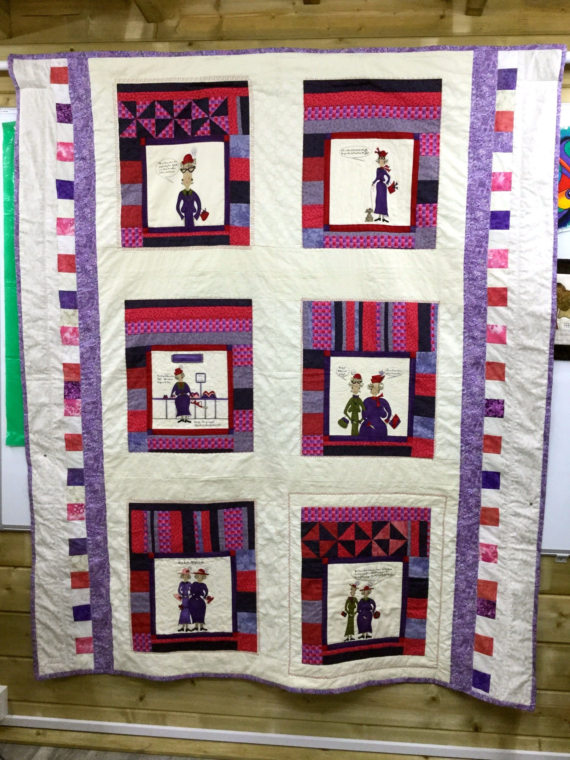Red and Purple Quilt