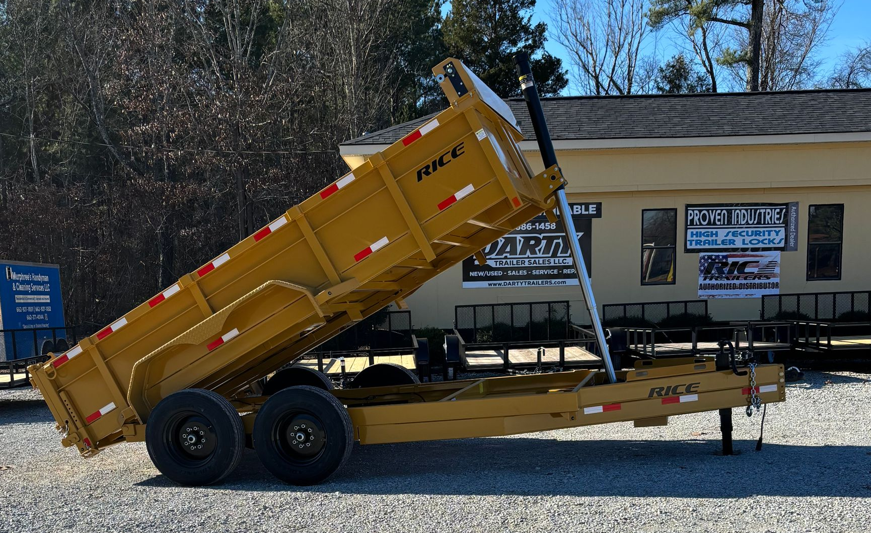 Yellow Rice 16K Dump Trailer