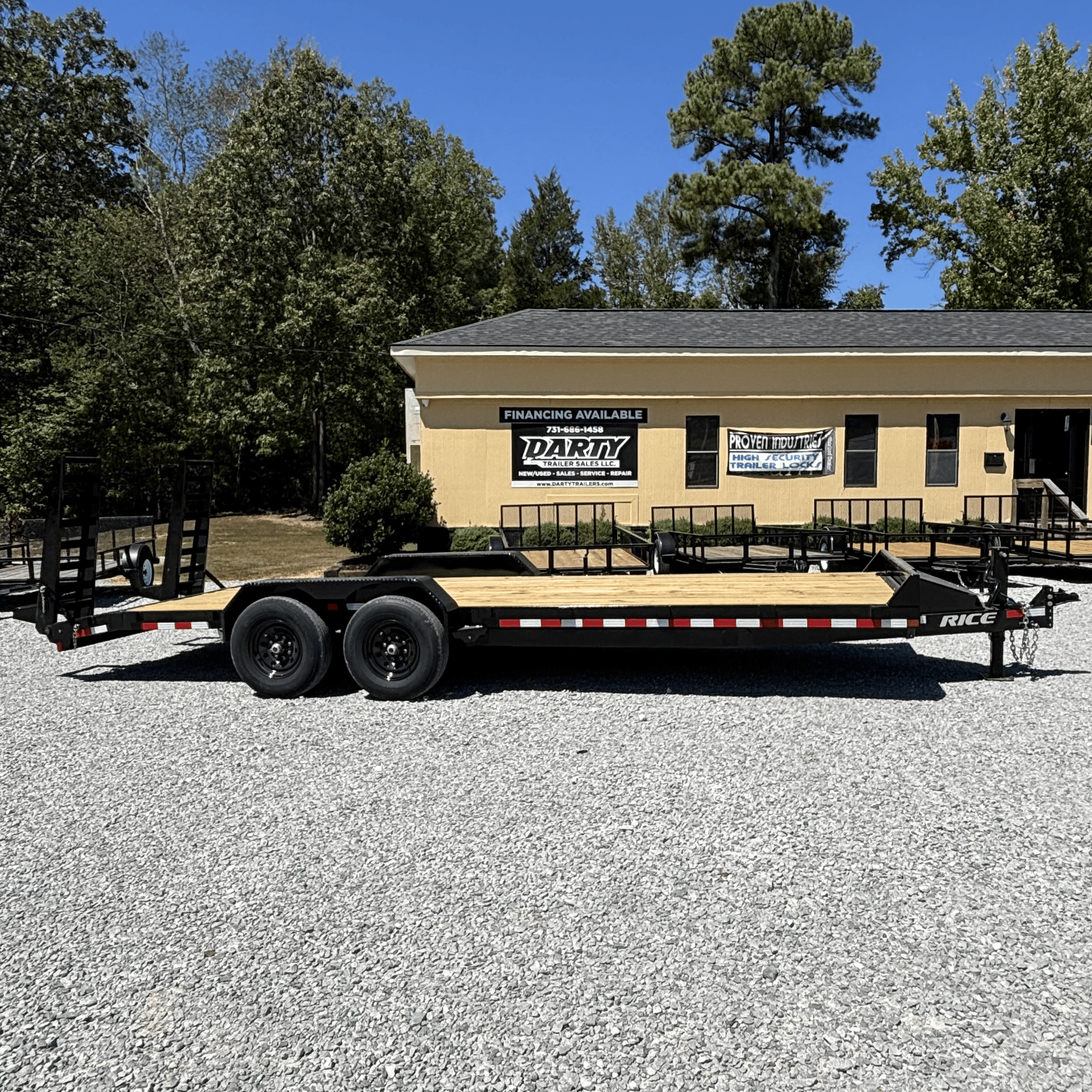 7' x 20' + 2  Equipment Trailer