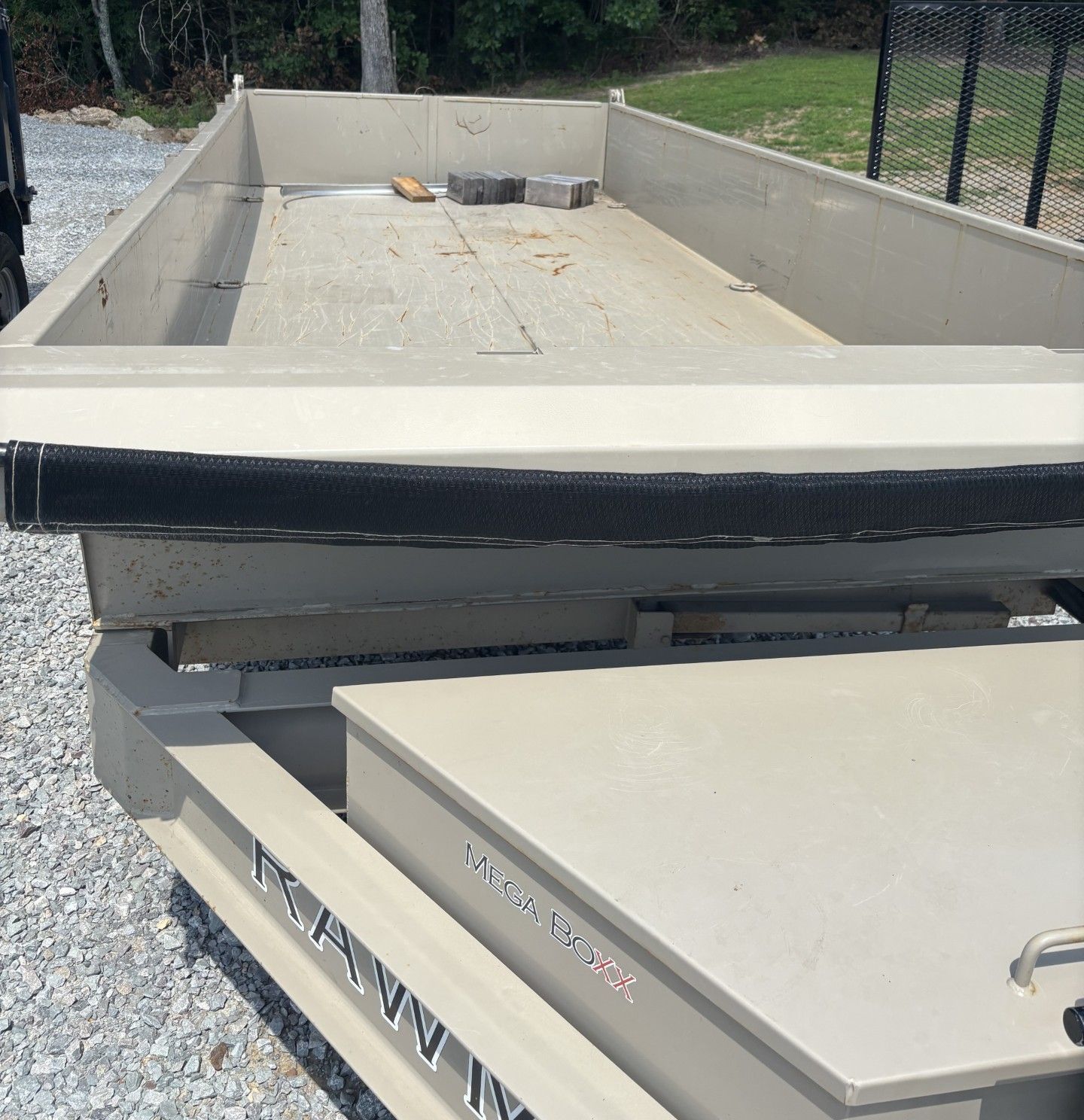 16k rated 16 foot long Raw max  dump trailer