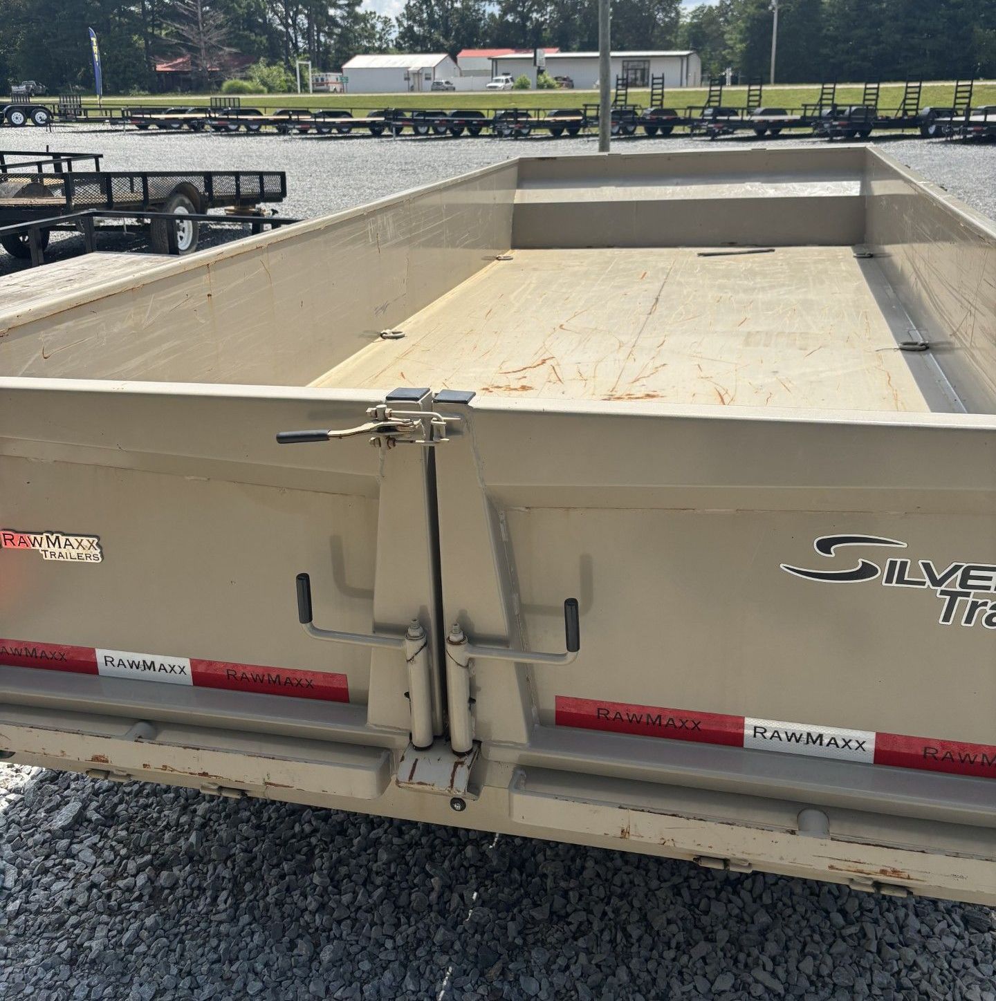 16k rated 16 foot long Raw max  dump trailer