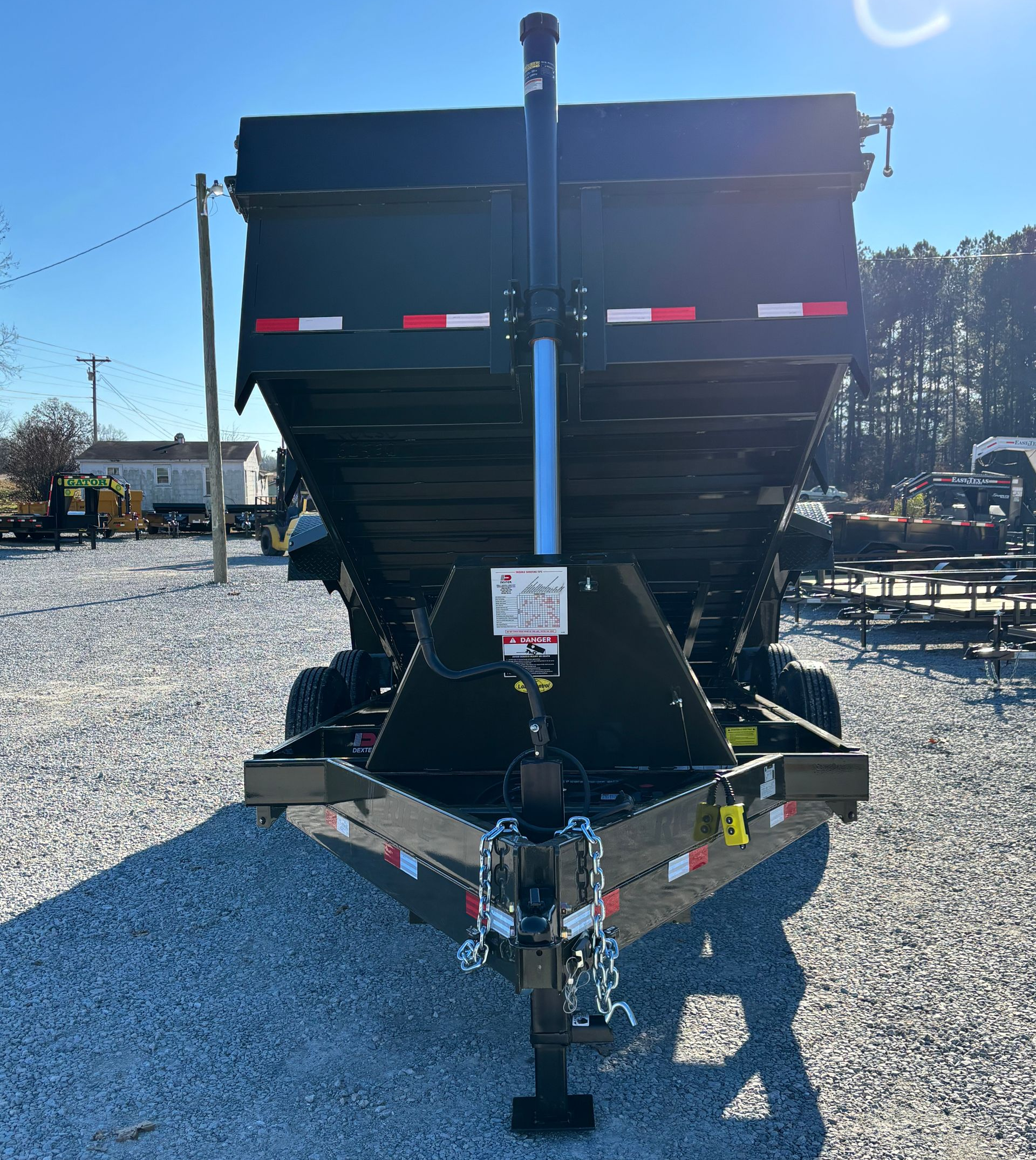 Olive Drab Rice 14k Dump Trailer