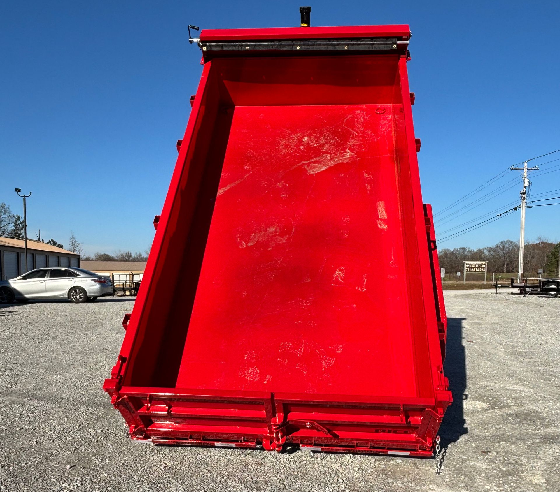 Red 14k Dump Trailer