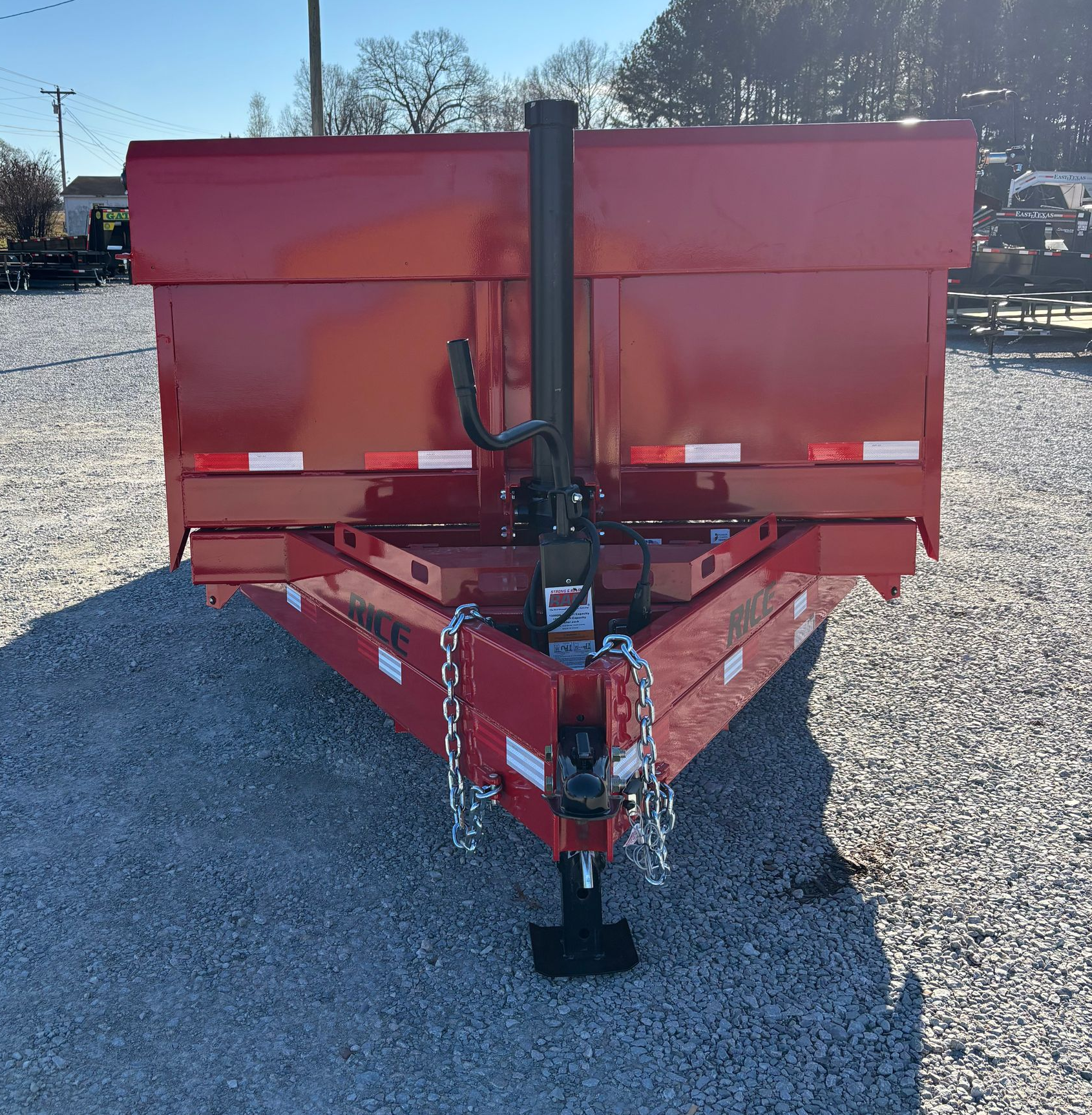 Red 14k Dump Trailer