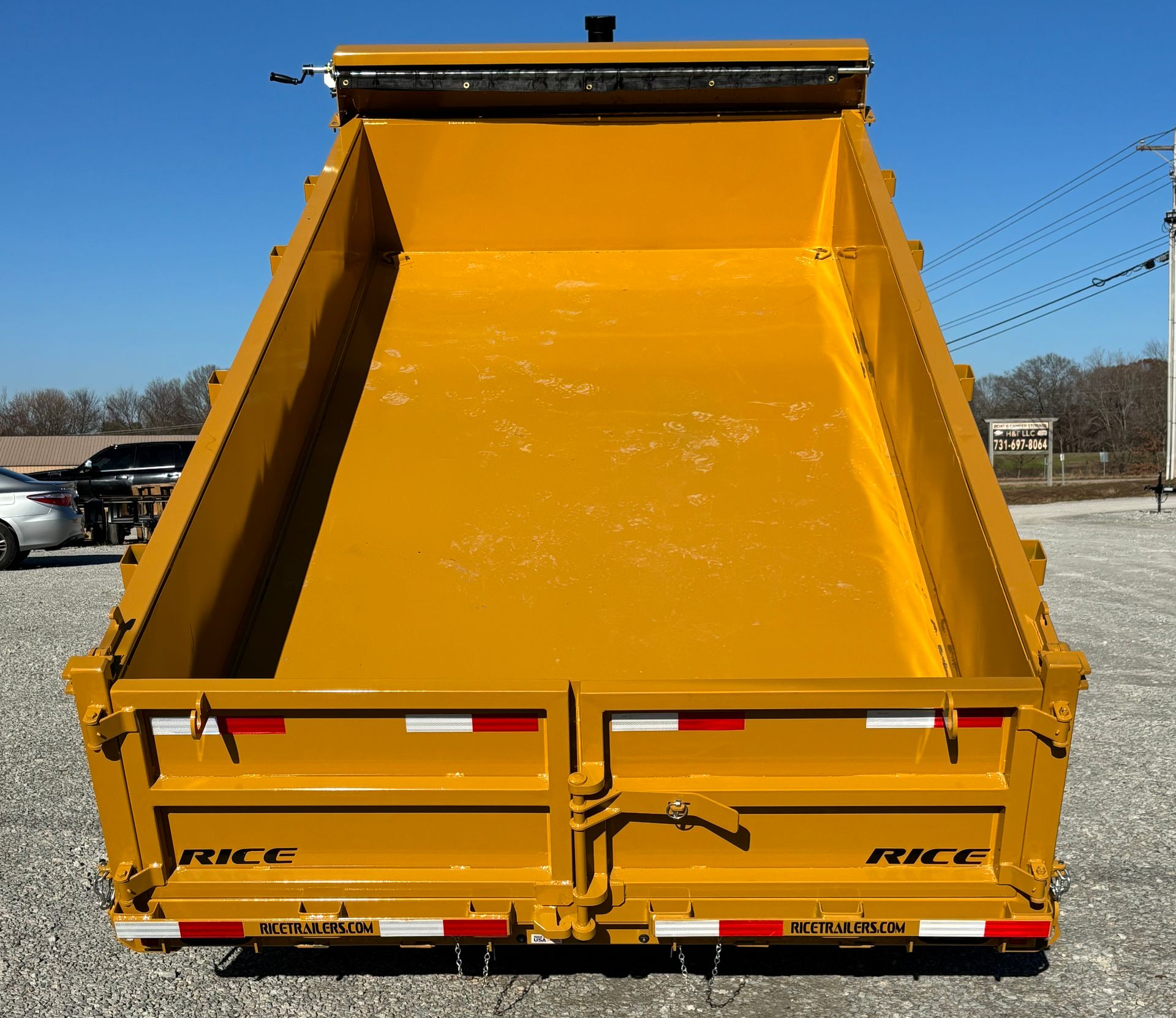 Yellow Rice 16K Dump Trailer