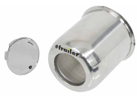 Lionshead Trailer Wheel Center Cap w/ Snap-In Plug - 3.19