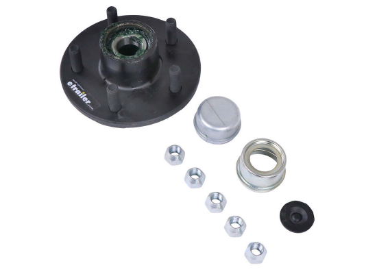 Easy Grease Trailer Idler Hub Assembly for 3.5K Axles - 5 on 4-3/4 - Pre-Greased