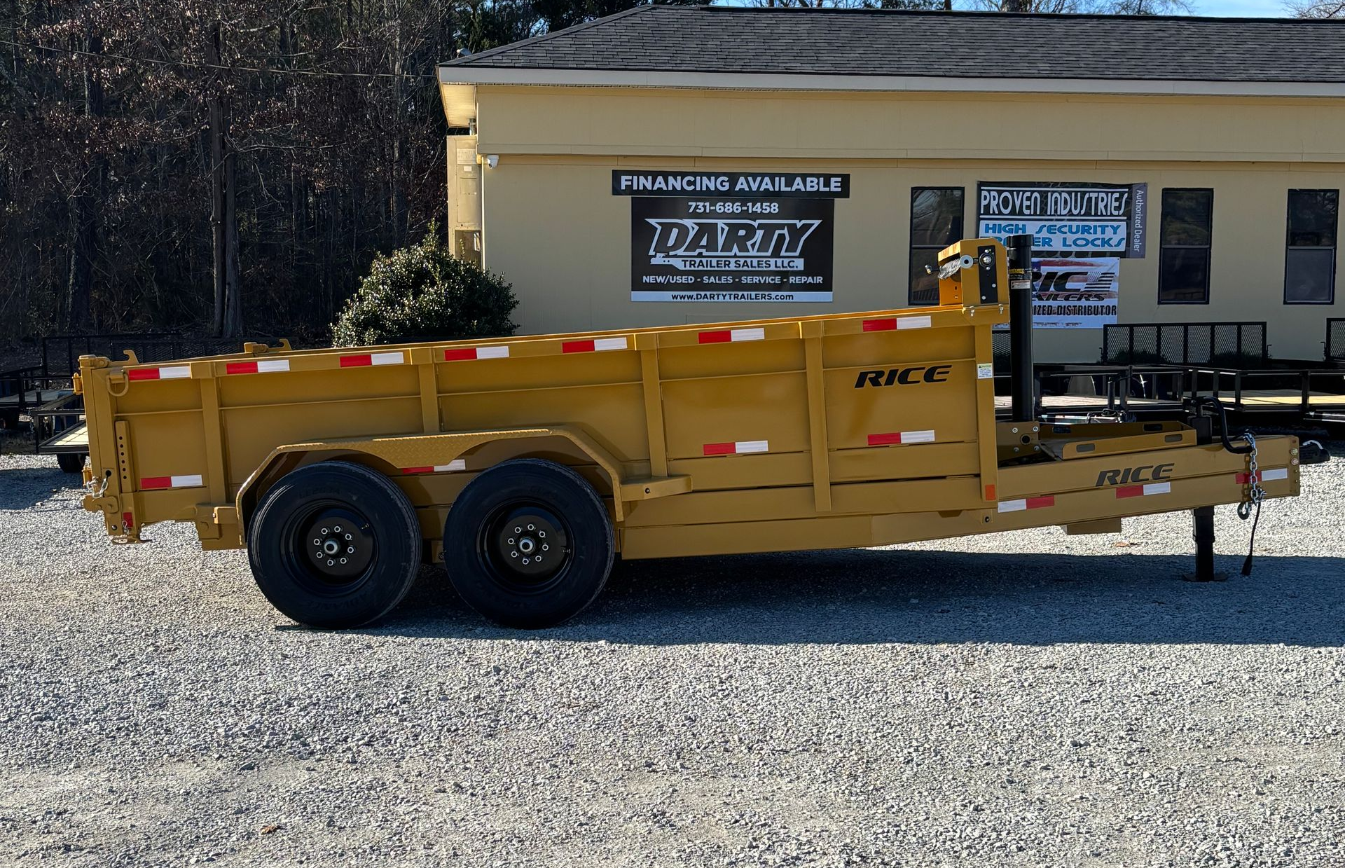 Yellow Rice 16K Dump Trailer