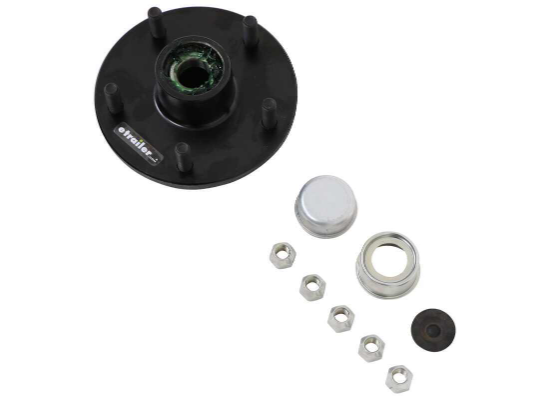 Easy Grease Trailer Idler Hub Assembly for 3.5K Axles - 5 on 5-1/2 - Pre-Greased