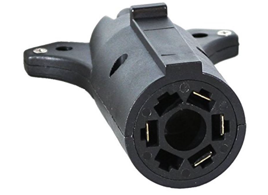 7-Way to 4-Way Flat Plastic Trailer Connector Adapter