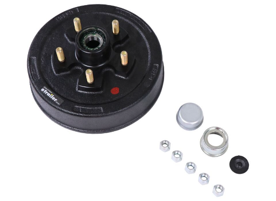 Easy Grease Trailer Hub and Drum Assembly - 3.5K Axles - 10