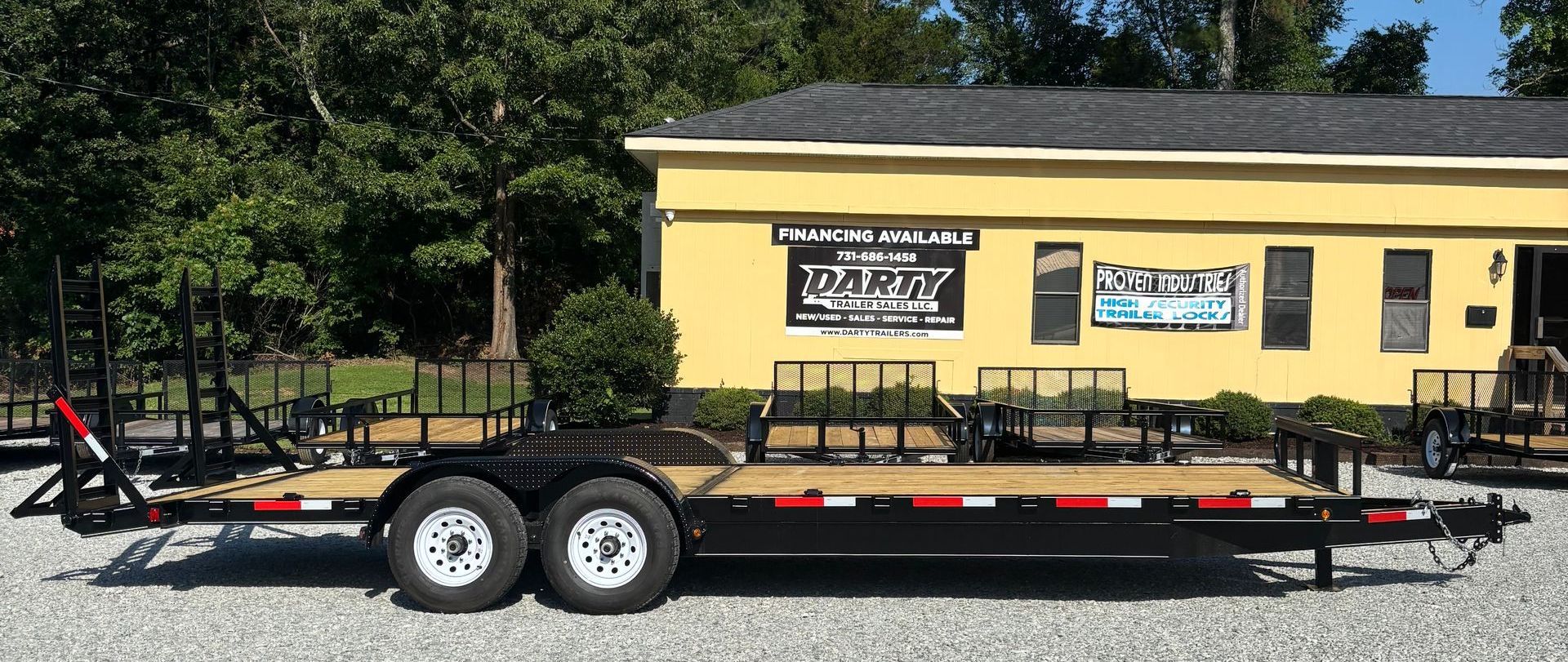7' x 24' Equipment Trailer