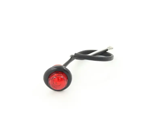 LED Trailer Mini Clearance and Side Marker Light with Grommet - Red Lens