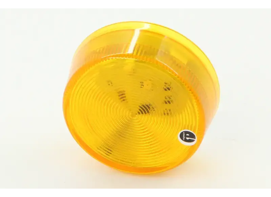 Piranha LED Clearance or Side Marker Trailer Light - Round - Amber Lens