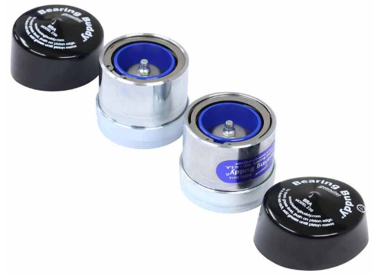 Bearing Buddy Bearing Protectors - Model 2441A w/ Auto Check - Chrome Plated (Pair)