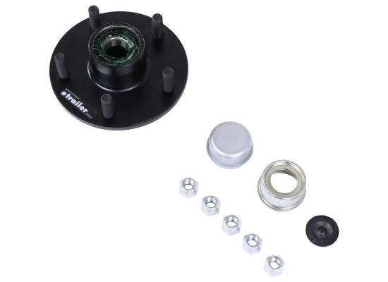 BEARINGS:Easy Grease Trailer Idler Hub Assembly for 3.5K Axles - 5 on 5 - Pre-Greased