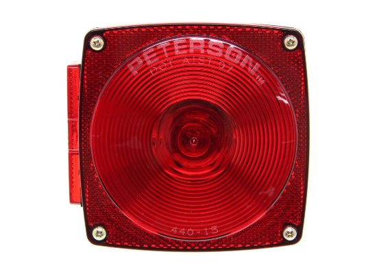 Trailer Tail Light - 7 Function - Incandescent - Square - Driver Side