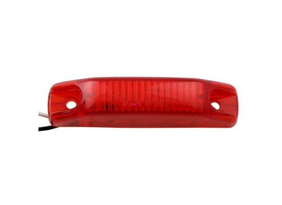 Optronics LED Trailer Clearance or Side Marker Light - Submersible - 6 Diodes - Red Lens - 12V