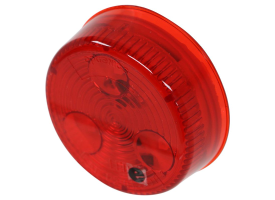 Optronics LED Trailer Clearance or Side Marker Light - Submersible - 3 Diodes - Round - Red Lens