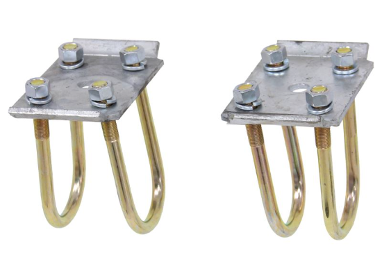 CE Smith U-Bolt Kit for Mounting 3,500-lb, Round Trailer Axles - 5-1/2