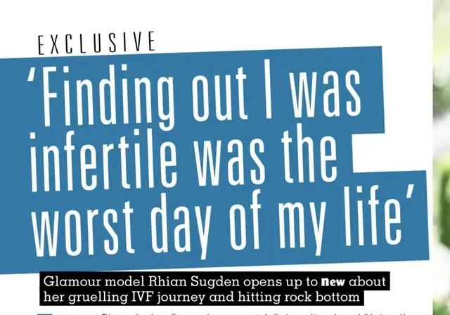 Rhian Sugden - New Magazine Exclusive IVF Interview