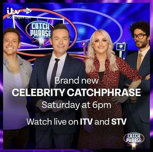 Katie McGlynn appears on Celebrity Catchphrase with Joe Swash and Richard Ayoade