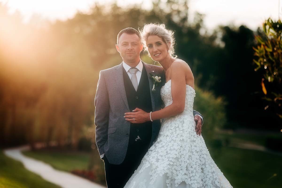 Fota Island Resort wedding photo on a summer evening