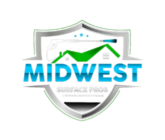 A logo for a company called midwest surface pros