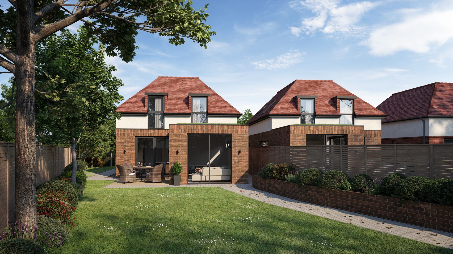 The Green Quarter in Bromley - luxury family homes built using TALO's offsite timber superstructure