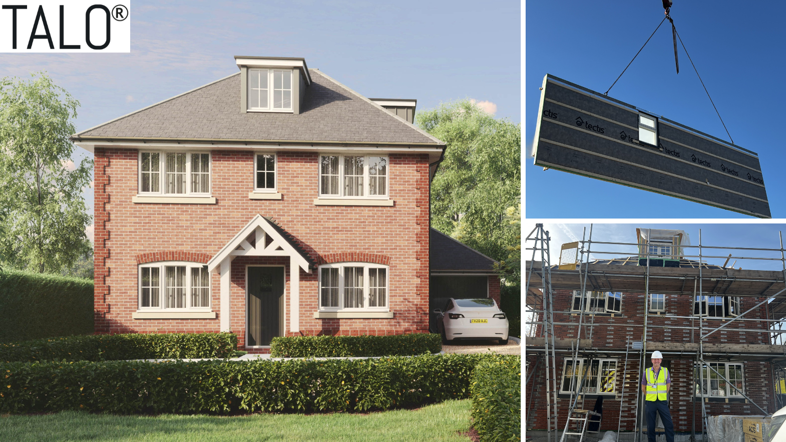 TALO Demonstration Project for Oakmont New Homes Watertight in Just Five Days