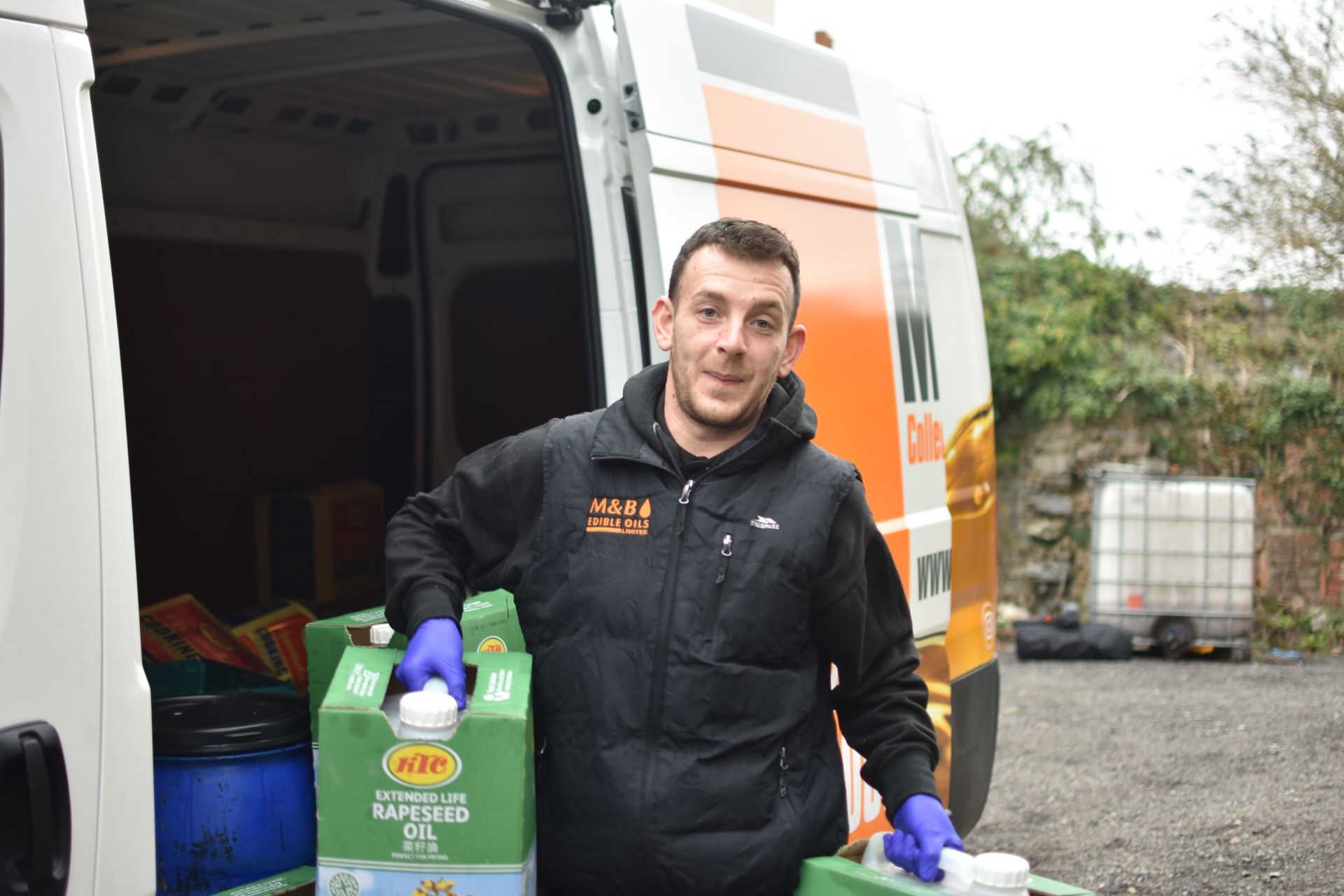 M&B Oils Waste Oil Collection in Devon