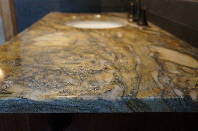 Fushion Quartzile Bathroom — Marble Counter Tops in Egg Harbor Township, NJ