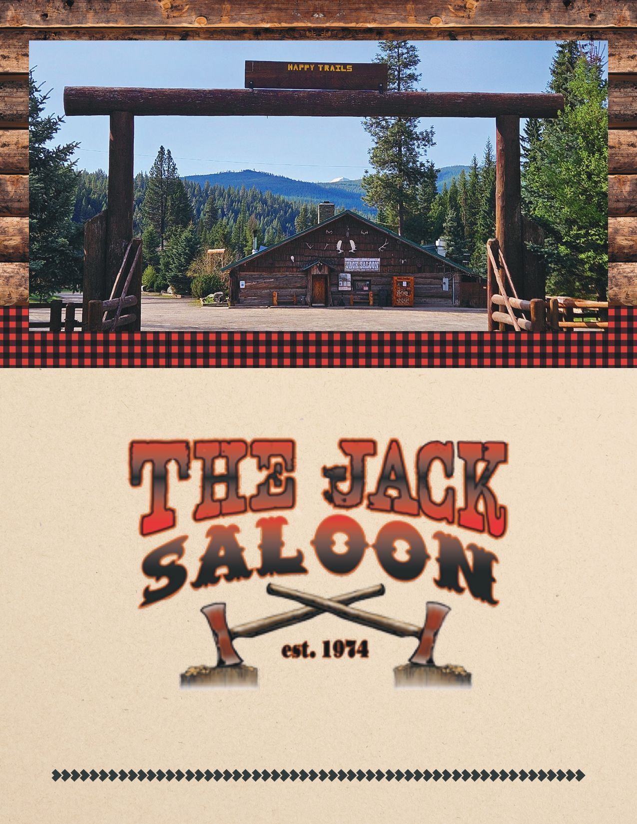 The Jack Saloon Menu