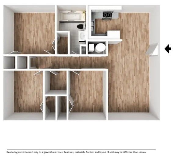 3 Bedroom Floor Plan