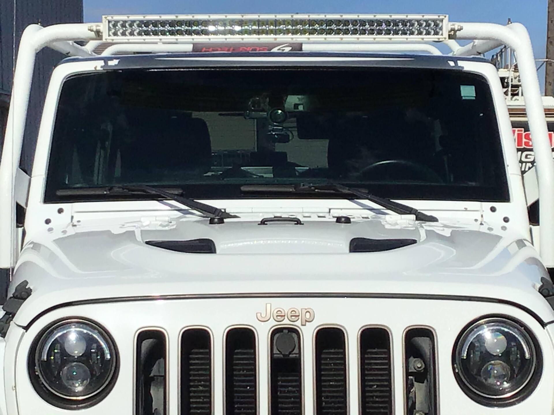 Modern Jeep Front View — Kamloops, BC — Kamshine Automotive Detailing Ltd.