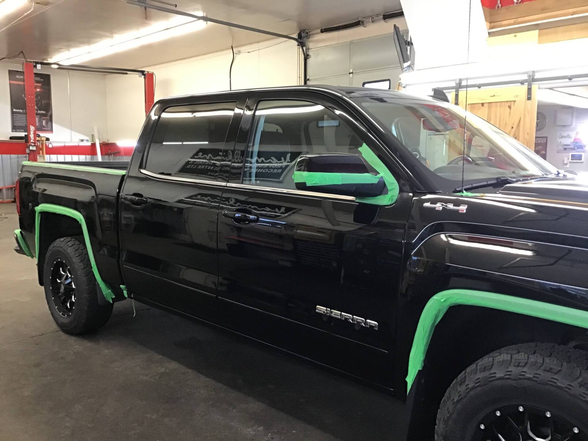 Black Car Before Coating — Kamloops, BC — Kamshine Automotive Detailing Ltd.