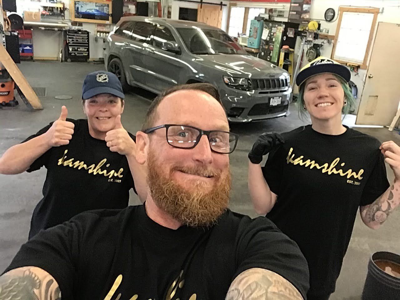 Kamshine Workers — Kamloops, BC — Kamshine Automotive Detailing Ltd.
