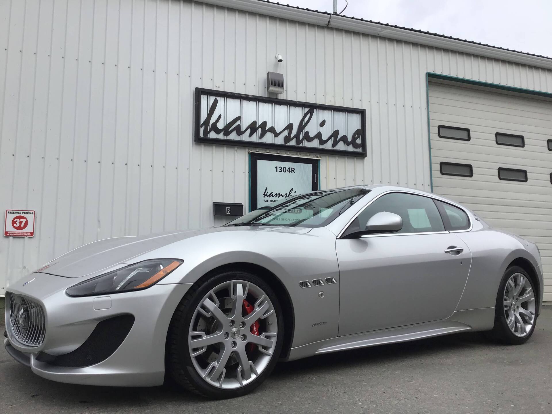 Gray Car Outside Kamshine Auto Shop — Kamloops, BC — Kamshine Automotive Detailing Ltd.
